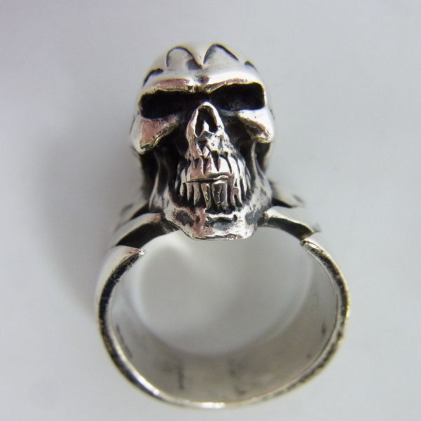 実際に弊社で買取させて頂いたCRAZY PIG/クレイジーピッグ ZAP SKULL/ザップスカルリング 14.5号の画像 3枚目