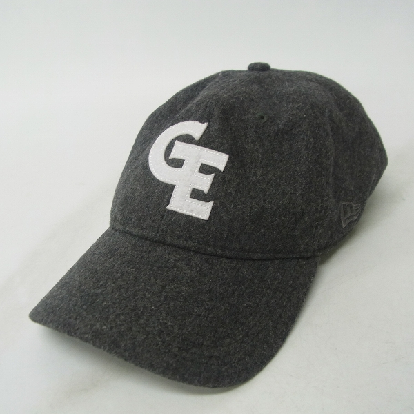 実際に弊社で買取させて頂いたGOODENOUGH×NEW ERA グッドイナフ×ニューエラ GEロゴ ウール キャップ グレー