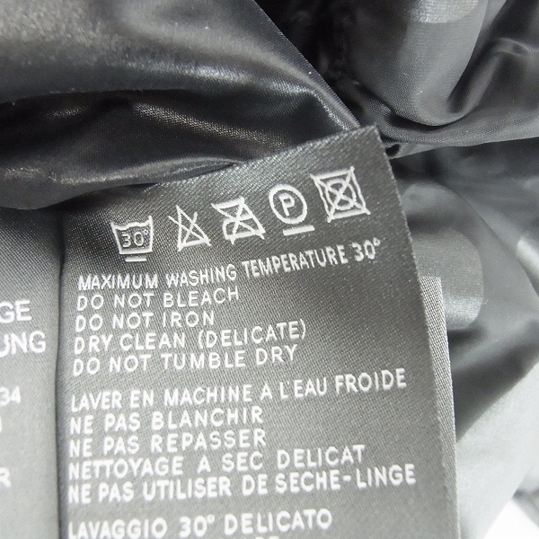 実際に弊社で買取させて頂いた【未使用】HYDROGEN×DUVETICA/ハイドロゲン×デュベティカ ブラックカモ ダウンジャケット 21D004/50の画像 4枚目