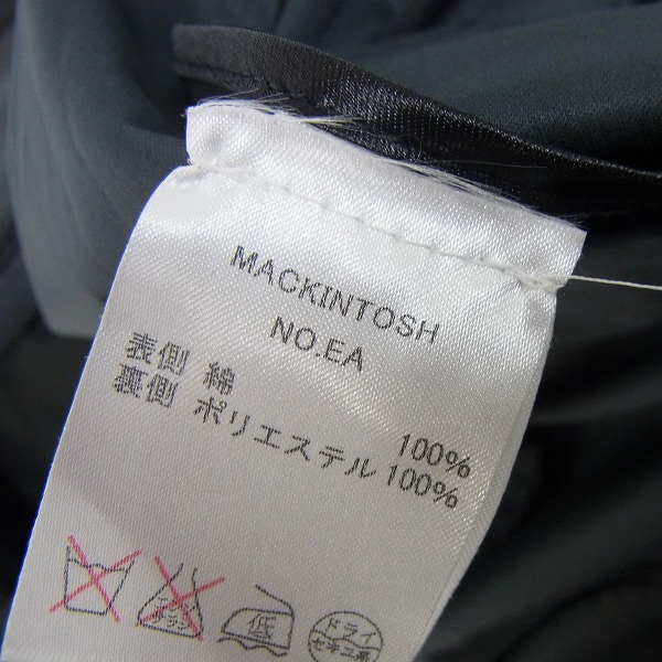 実際に弊社で買取させて頂いたMACKINTOSH/マッキントッシュ DUNOON/ダヌーン ステンカラーコート/40の画像 3枚目