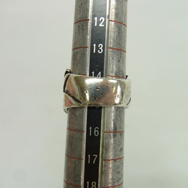 実際に弊社で買取させて頂いたCRAZY PIG/クレイジーピッグ ZAP SKULL/ザップスカルリング 14.5号の画像 8枚目