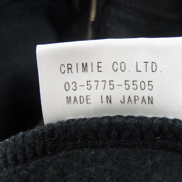 実際に弊社で買取させて頂いたCRIMIE/クライミー 胸ポイント プリント ジップアップ パーカー/フーディー Lの画像 4枚目
