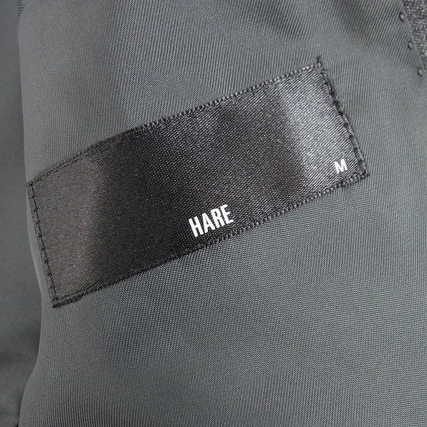実際に弊社で買取させて頂いたHARE/ハレ 1B テーラードジャケット グレー HR0009AK/Mの画像 2枚目