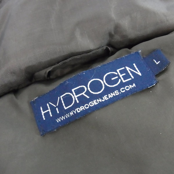 実際に弊社で買取させて頂いたHYDROGEN/ハイドロゲン フード脱着式 スカル刺繍ダウンジャケット/Lの画像 2枚目