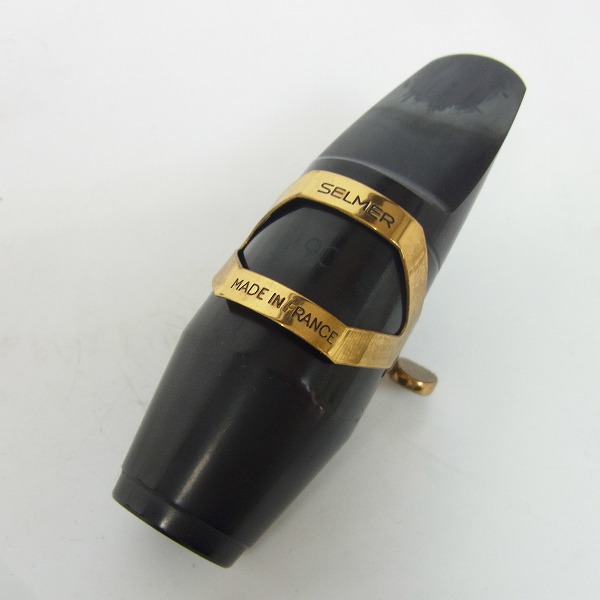 実際に弊社で買取させて頂いたSELMER/セルマー ALTO S90 180 アルトサックス用マウスピース BEC NU プラキャップ/リガチャー付き