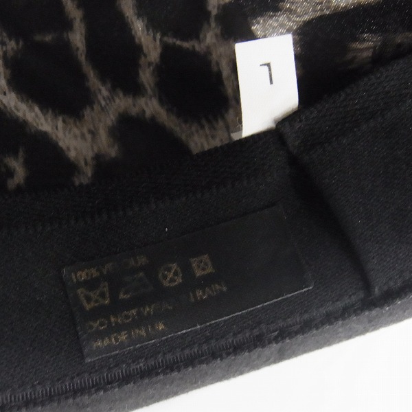 実際に弊社で買取させて頂いたLITHIUM HOMME/リチウムオム/PHILIP TREACY/フィリップ トレイシー ハット 60/L 2点セットの画像 6枚目