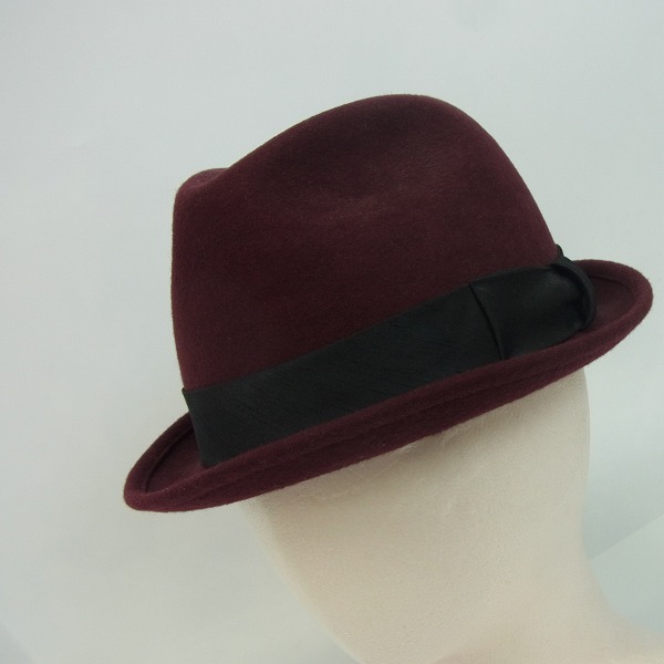 実際に弊社で買取させて頂いたCA4LA/カシラ×HOWL コラボ メルトンウール 中折ハット M