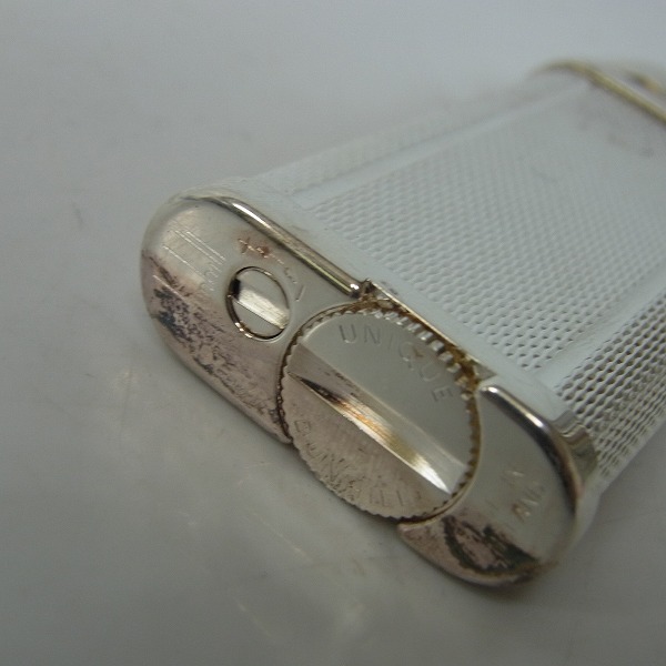 実際に弊社で買取させて頂いたdunhill/ダンヒル UNIQUE/ユニーク イングランド  シルバーガスライター/UL1301の画像 2枚目