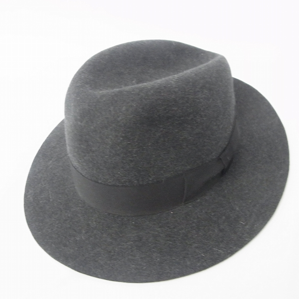 実際に弊社で買取させて頂いたCA4LA/カシラ KNOX/ノックス ラビットファー 100% 中折れハット の画像 2枚目