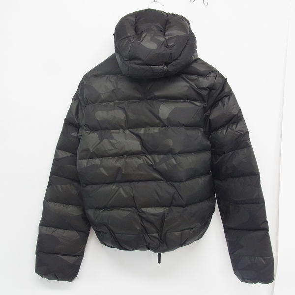 実際に弊社で買取させて頂いたHYDROGEN×DUVETICA/ハイドロゲン×デュベティカ ブラックカモ ダウンジャケット 21D004/50の画像 1枚目