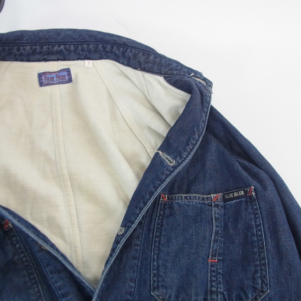 実際に弊社で買取させて頂いたBLUEBLUE/ブルーブルー/ハリウッドランチマーケット インディゴ/カバーオールジャケット 3の画像 6枚目