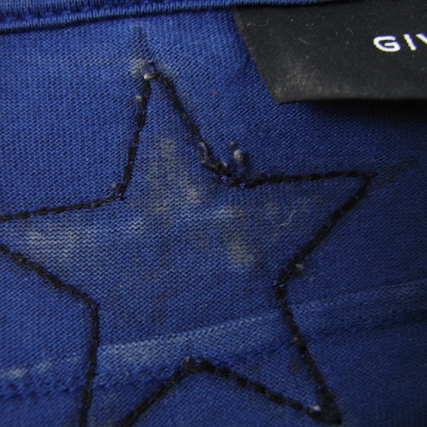 実際に弊社で買取させて頂いたGIVENCHY/ジバンシィ スターワッペン Tシャツ 13S 7307 675/Sの画像 6枚目