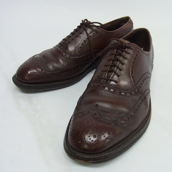実際に弊社で買取させて頂いたAllen Edmonds/アレンエドモンズ ウィングチップ レザーシューズ 7.5EE