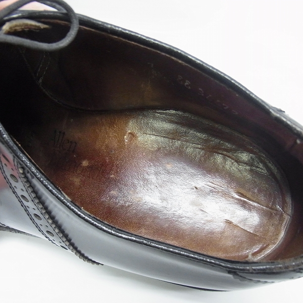 実際に弊社で買取させて頂いたAllen Edmonds/アレンエドモンズ 外羽根 プレーントゥシューズ 7EEの画像 4枚目