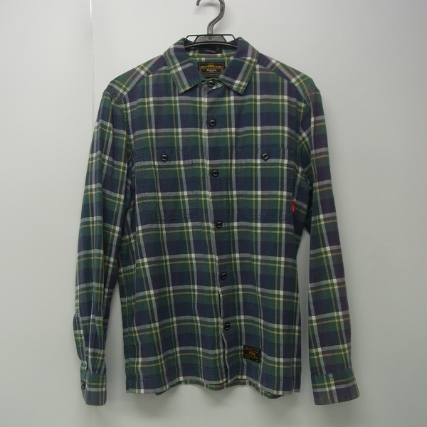 実際に弊社で買取させて頂いたWTAPS/ダブルタップス 13AW UNION Shirt/ユニオン チェックシャツ コットン 121GWDT-SHM03/Mの画像 0枚目