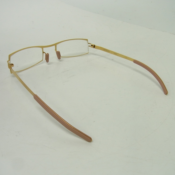 実際に弊社で買取させて頂いたMYKITA/マイキータ 度入り メガネフレーム AMI マットゴールド　の画像 1枚目