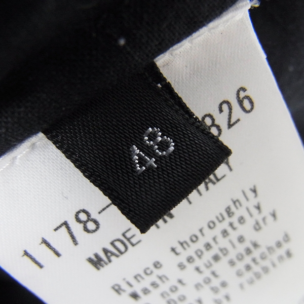 実際に弊社で買取させて頂いたKRISVANASSCHE/クリスヴァンアッシュ コットンシャツ ブラック 48の画像 3枚目