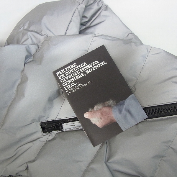 実際に弊社で買取させて頂いた【未使用】HYDROGEN×DUVETICA/ハイドロゲン×デュベティカ リフレクター ダウンジャケット 21D000/52の画像 6枚目