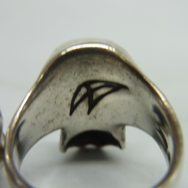 実際に弊社で買取させて頂いたCRAZY PIG/クレイジーピッグ GALLOWS/ギャロウズ スカル リング/20号の画像 4枚目