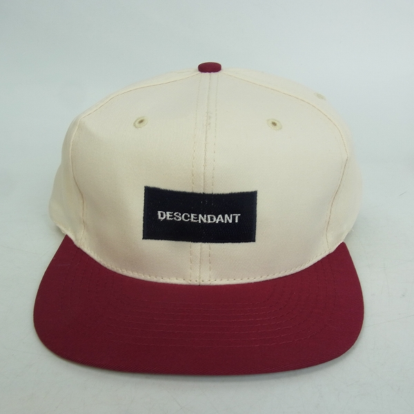実際に弊社で買取させて頂いたDESCENDANT/ディセンダント ブランドロゴ刺繍 キャップの画像 1枚目