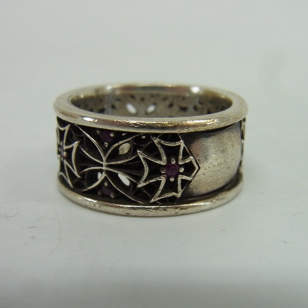 実際に弊社で買取させて頂いたDEAL DESIGN/ディールデザイン クロスウェブリング/指輪/シルバー/17号の画像 1枚目