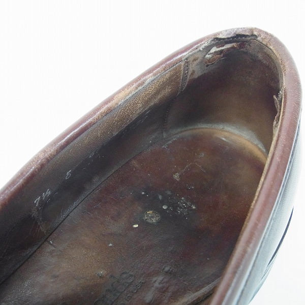 実際に弊社で買取させて頂いたAllen Edmonds/アレンエドモンズ ペニー/コインローファー 7.5Eの画像 4枚目