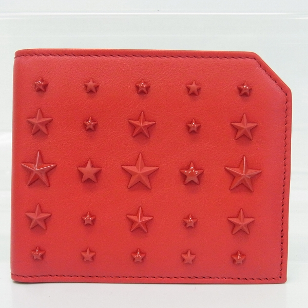 実際に弊社で買取させて頂いたJIMMY CHOO/ジミーチュウ ALBANY/アルバニー スタースタッズ 2つ折り財布/ウォレット