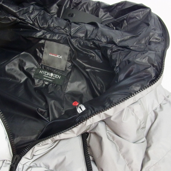 実際に弊社で買取させて頂いたHYDROGEN×DUVETICA/ハイドロゲン×デュベティカ リフレクター ダウンジャケット 21D000/52の画像 6枚目