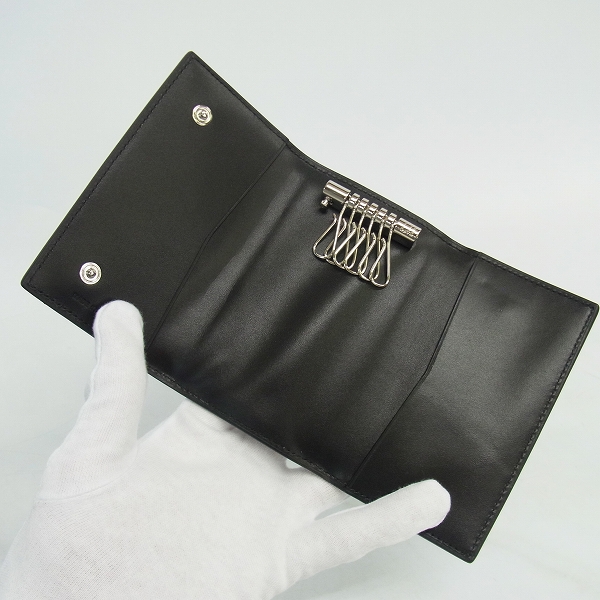実際に弊社で買取させて頂いたdunhill/ダンヒル 6連キーフック レザーキーケースの画像 4枚目