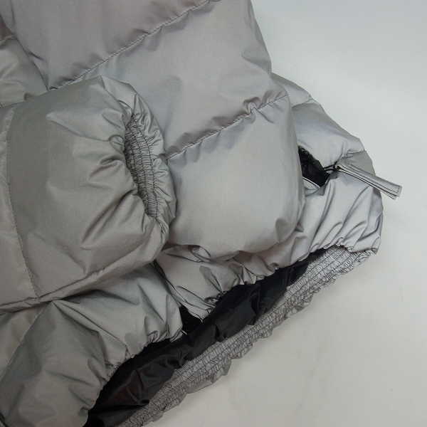 実際に弊社で買取させて頂いたHYDROGEN×DUVETICA/ハイドロゲン×デュベティカ リフレクター ダウンジャケット 21D000/52の画像 7枚目