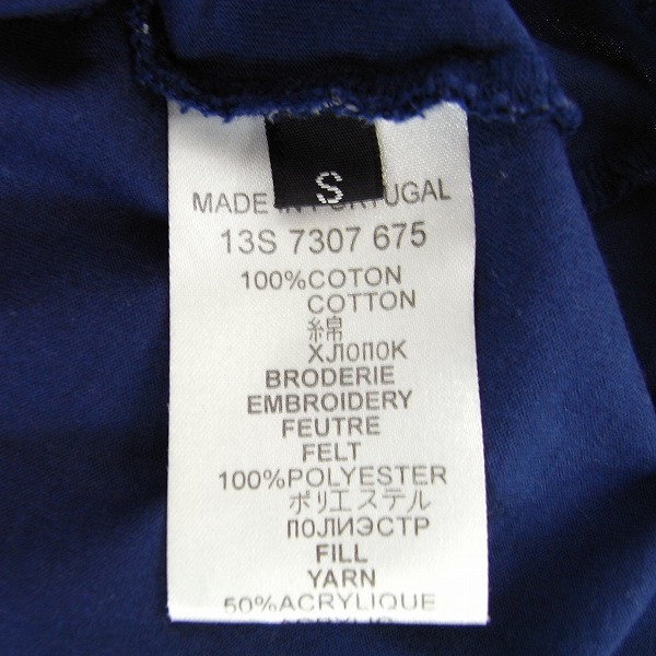 実際に弊社で買取させて頂いたGIVENCHY/ジバンシィ スターワッペン Tシャツ 13S 7307 675/Sの画像 3枚目