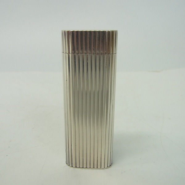 実際に弊社で買取させて頂いたCartier/カルティエ SV925 ローラー ガスライター/ストライプ シルバー