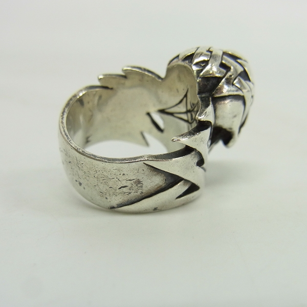 実際に弊社で買取させて頂いたCRAZY PIG/クレイジーピッグ ZAP SKULL/ザップスカルリング 14.5号の画像 2枚目