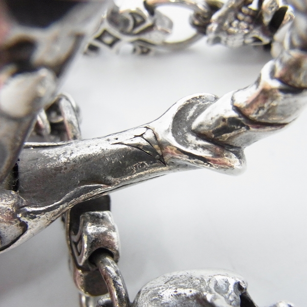 実際に弊社で買取させて頂いたCRAZY PIG/クレイジーピッグ SKULL FOR SKULL ウォレットチェーンの画像 5枚目