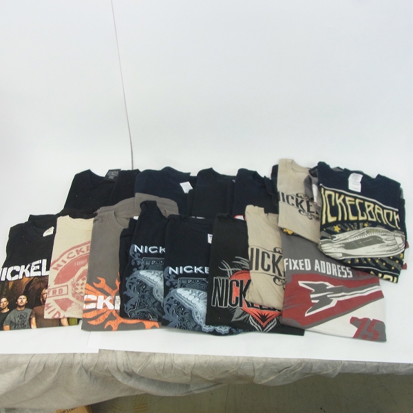 実際に弊社で買取させて頂いたNICKELBACK/ENGEL/The Agonist バンドTシャツ XS～L 10点↑まとめての画像 1枚目