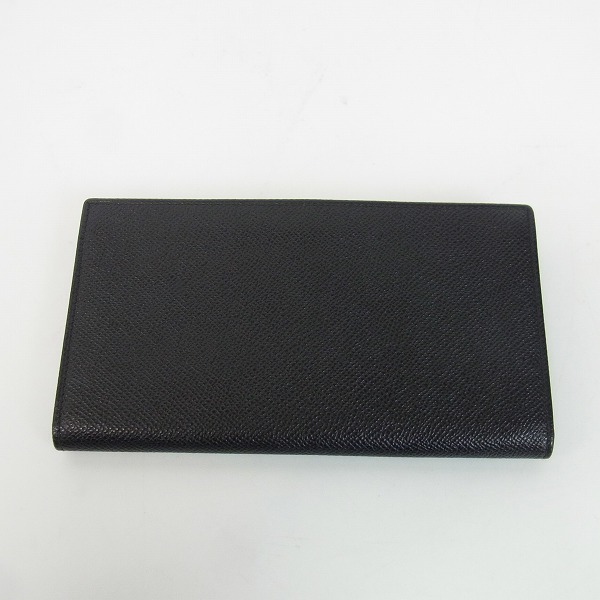 実際に弊社で買取させて頂いたBVLGARI/ブルガリ ロゴクリップ付きロングウォレット/長財布 グレインレザーの画像 1枚目