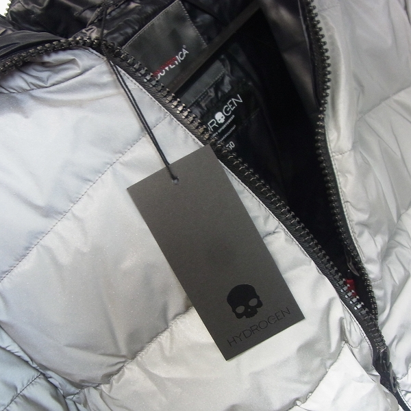 実際に弊社で買取させて頂いた【未使用】HYDROGEN×DUVETICA/ハイドロゲン×デュベティカ リフレクター ダウンジャケット 21D000/50の画像 5枚目