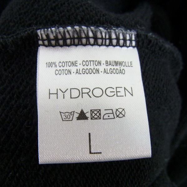 実際に弊社で買取させて頂いたHYDROGEN SPORTS WEAR/ハイドロゲン スポーツウェア スカル スタッズ パーカー/プルオーバー/Lの画像 3枚目
