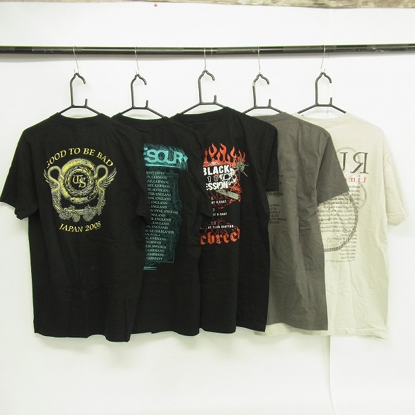 実際に弊社で買取させて頂いたWHITESNAKE/ホワイトスネイク STONE SOUR/ストーンサワー等バンドTシャツ 5点SETの画像 1枚目