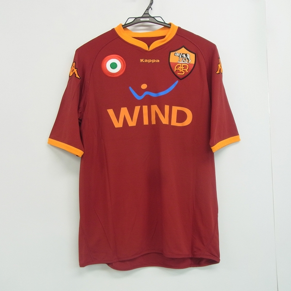 実際に弊社で買取させて頂いたKappa/カッパ #10 フランチェスコ・トッティ ASローマ 半袖ホームユニフォーム