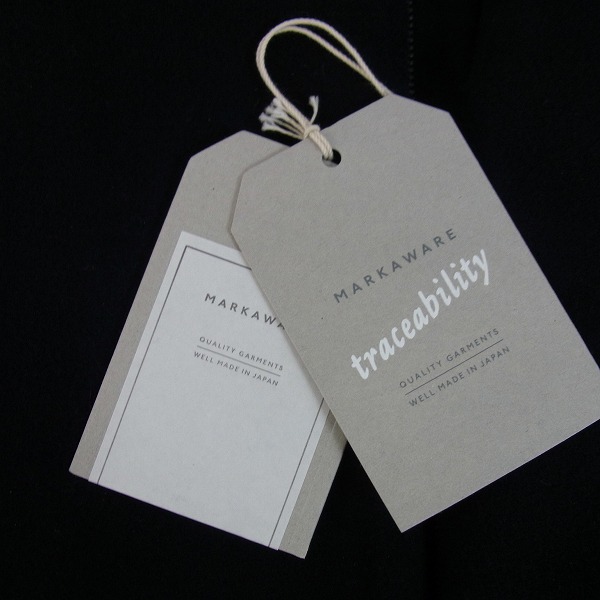 実際に弊社で買取させて頂いたMARKAWARE/マーカウエア 馬革 AWARD JACKET SUPER 120s MELTON アワードジャケット/2の画像 6枚目