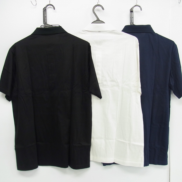 実際に弊社で買取させて頂いたMIZUNO/ミズノ ゴルフウェア 半袖ポロシャツ ブラック/ホワイト/ネイビー L 3点セットの画像 1枚目