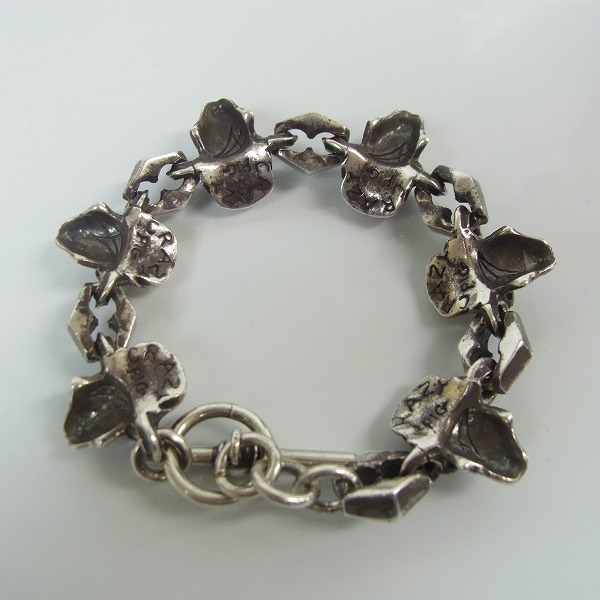 実際に弊社で買取させて頂いたCRAZY PIG/クレイジーピッグ スカルリンクブレスレットの画像 1枚目