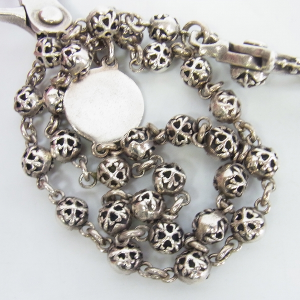 実際に弊社で買取させて頂いた【ギャラ付き】A&G/エー&ジー クロスボール ウォレットチェーン 2クリップ カスタムの画像 4枚目