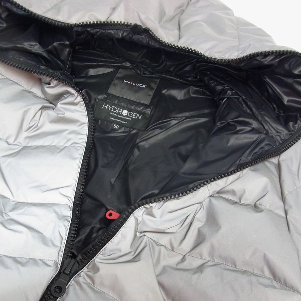 実際に弊社で買取させて頂いたHYDROGEN×DUVETICA/ハイドロゲン×デュベティカ リフレクター ダウンジャケット 21D000/50の画像 6枚目