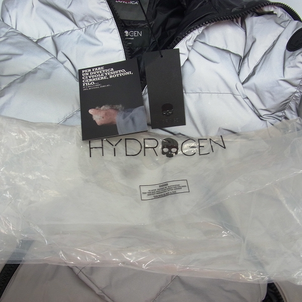 実際に弊社で買取させて頂いたHYDROGEN×DUVETICA/ハイドロゲン×デュベティカ リフレクター ダウンジャケット 21D000/50の画像 8枚目