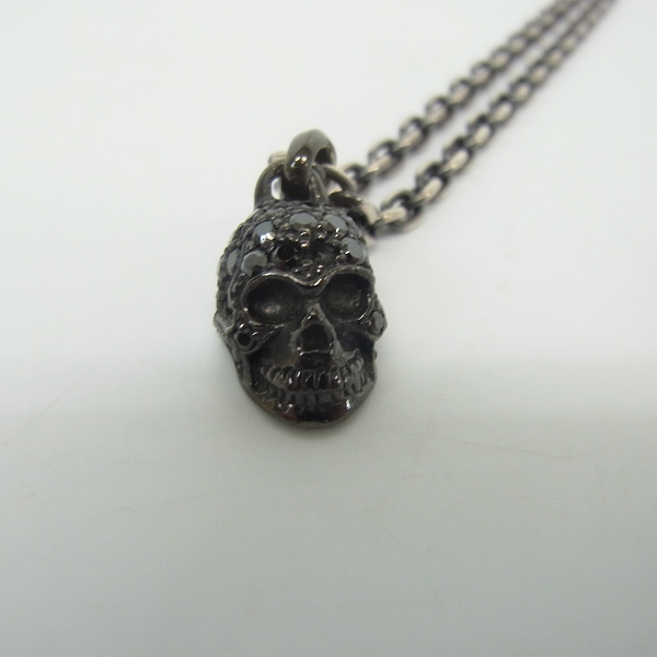 実際に弊社で買取させて頂いたDEAL DESIGN/ディールデザイン スカル ブラック ネックレスの画像 1枚目