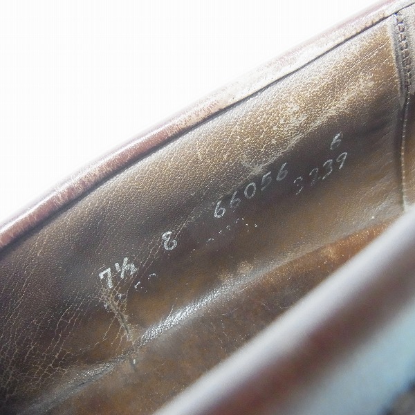 実際に弊社で買取させて頂いたAllen Edmonds/アレンエドモンズ ペニー/コインローファー 7.5Eの画像 5枚目