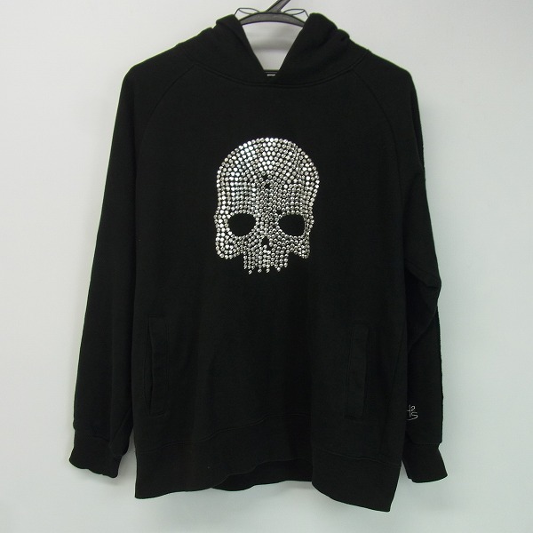 実際に弊社で買取させて頂いたHYDROGEN SPORTS WEAR/ハイドロゲン スポーツウェア スカル スタッズ パーカー/プルオーバー/L