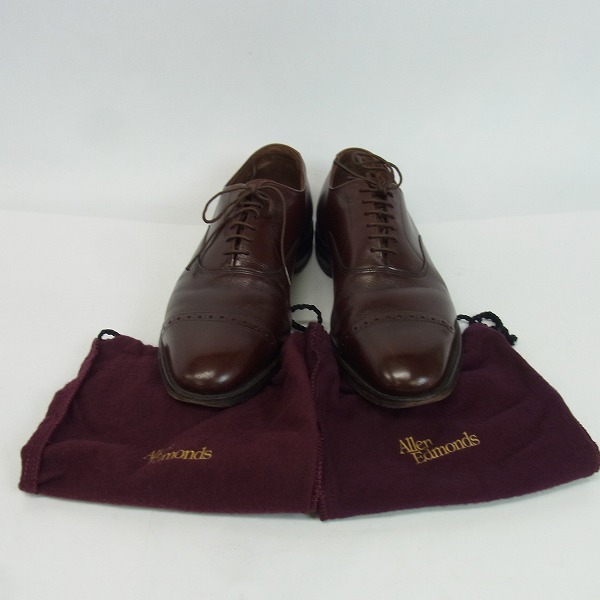 実際に弊社で買取させて頂いたAllen Edmonds/アレンエドモンズ キャップトゥ 内羽根 レザーシューズ 8EEの画像 9枚目
